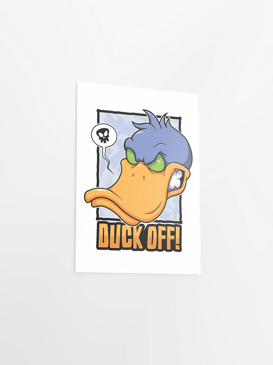 Duck Off Poster – Funny Retro Cartoon Wall Art product image (26)