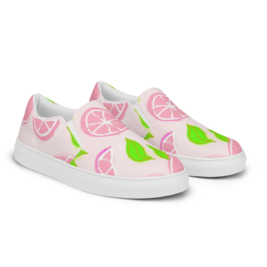 Pink Lemonade Dream Women's Slip-On Shoes product image (6)