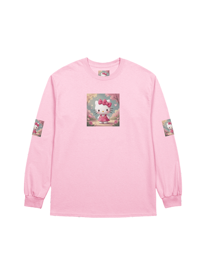 Whimsical Cat Dream Long Sleeve Tee product image (1)