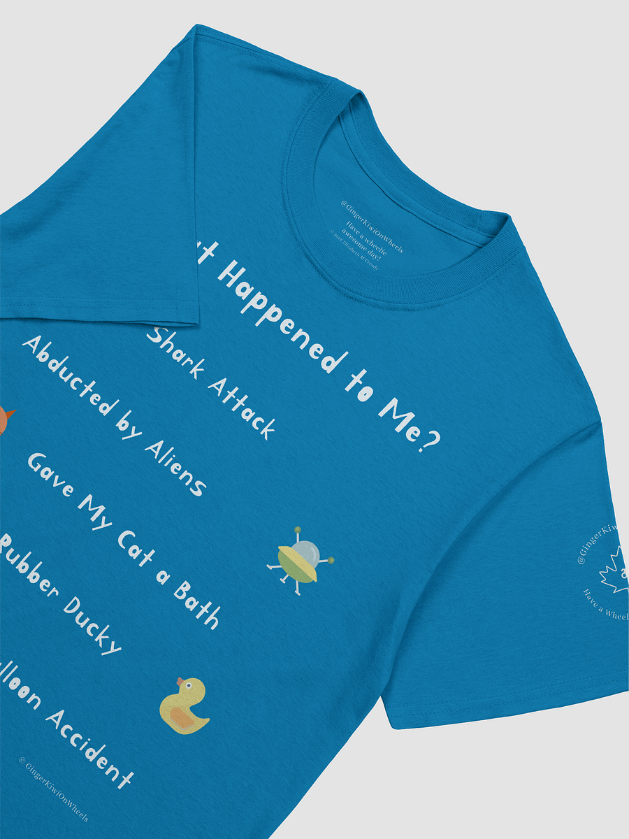 WHAT HAPPENED TO ME ? (2025 Edition): Unisex Softstyle T-shirt, Sapphire Blue product image (3)