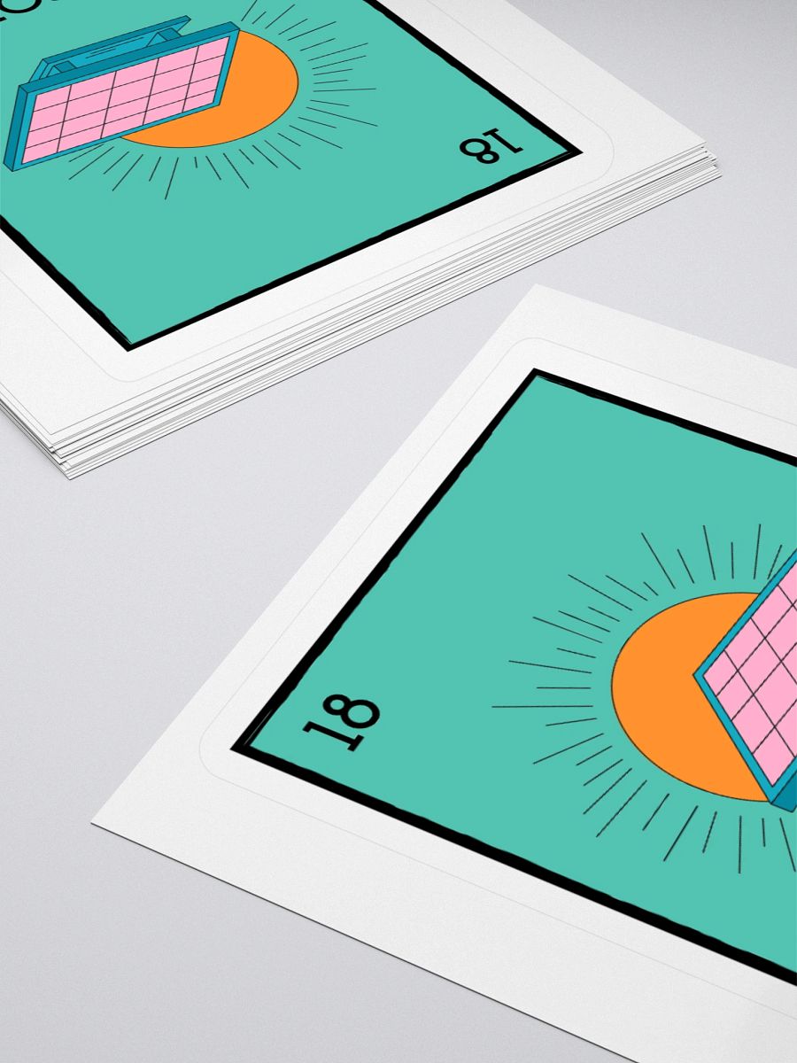 El Sol Card Sticker product image (4)