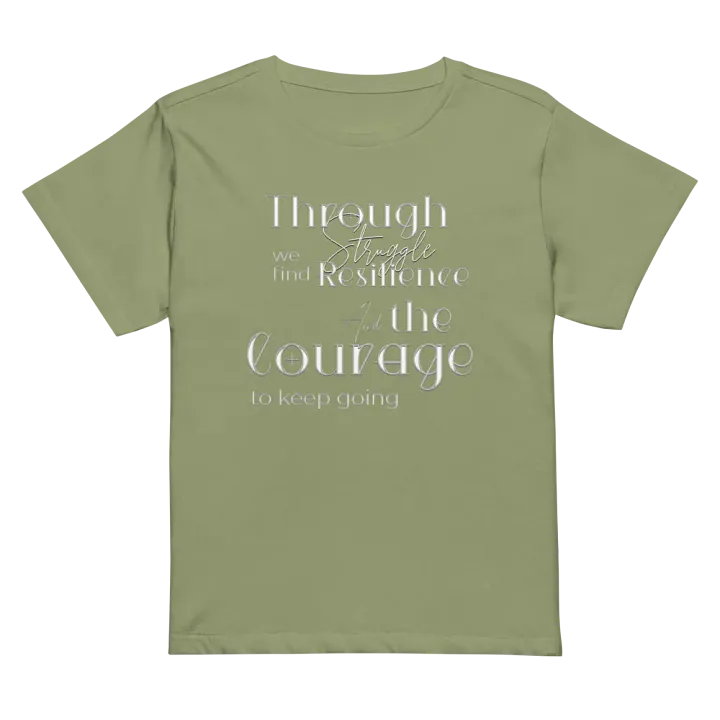 Resilience Quote Cotton Tee product image (2)