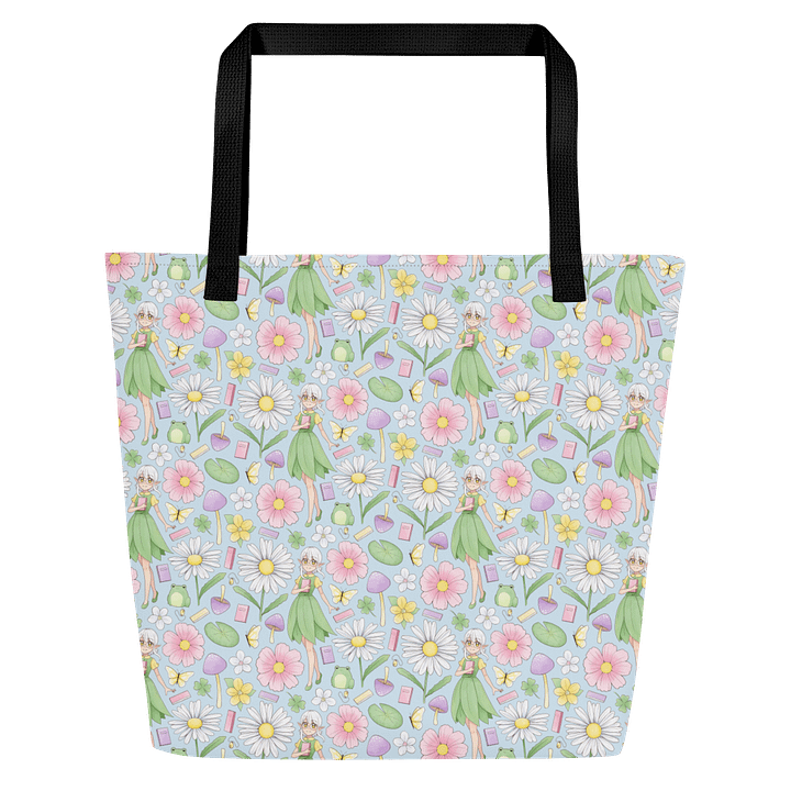 Pariah's Pastel Garden - Large Tote Bag w/ Pocket product image (1)
