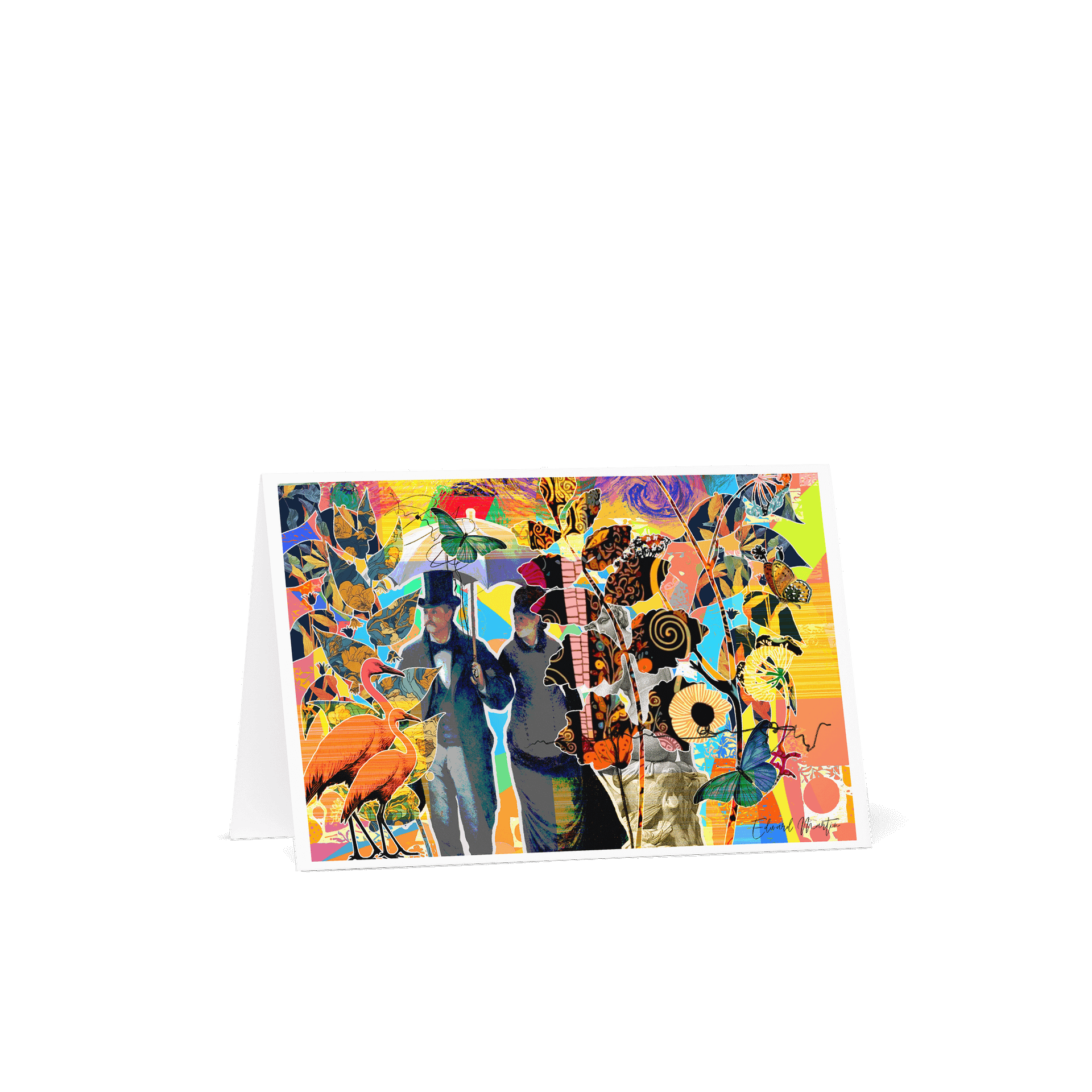 Surreal Umbrella Fantasy Greeting Card product image (3)