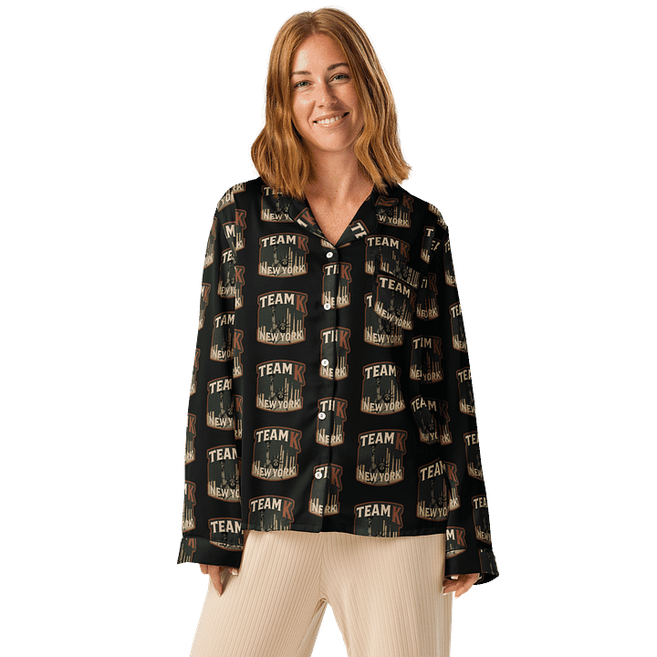 Team K New York Women's Long Sleeve Pajama Top product image (1)