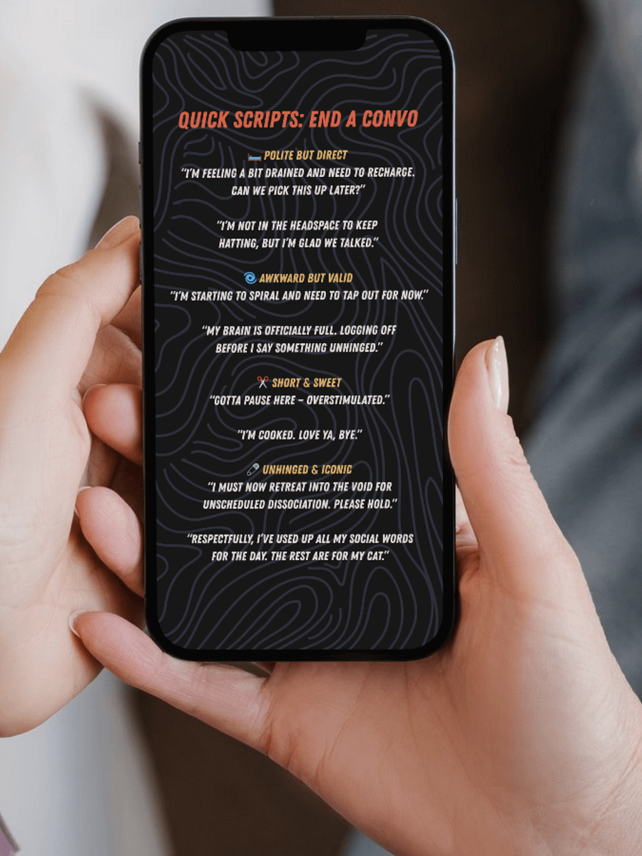 Phone Wallpaper: End a Convo product image (1)