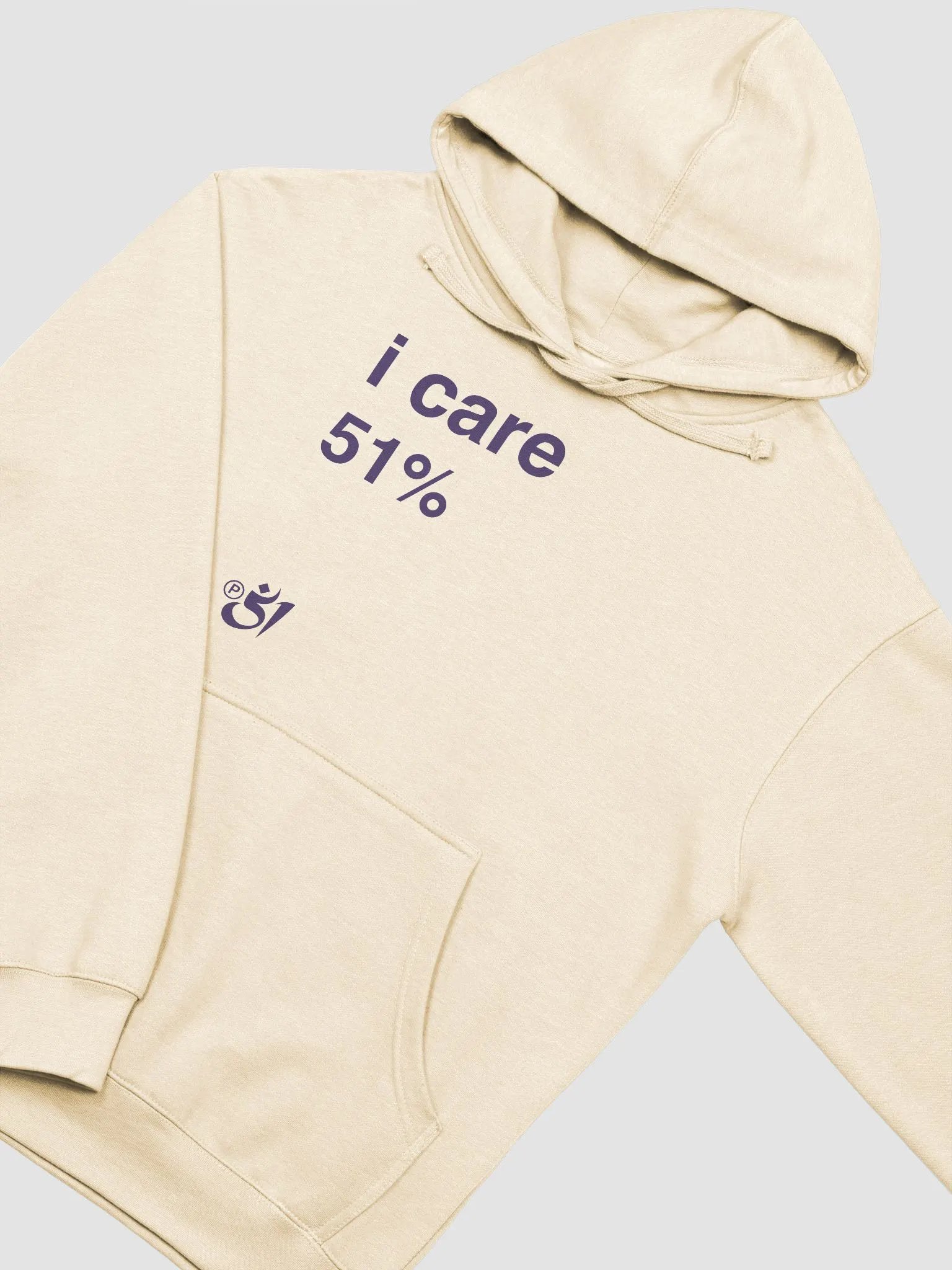 I care 51% hoodie product image (3)