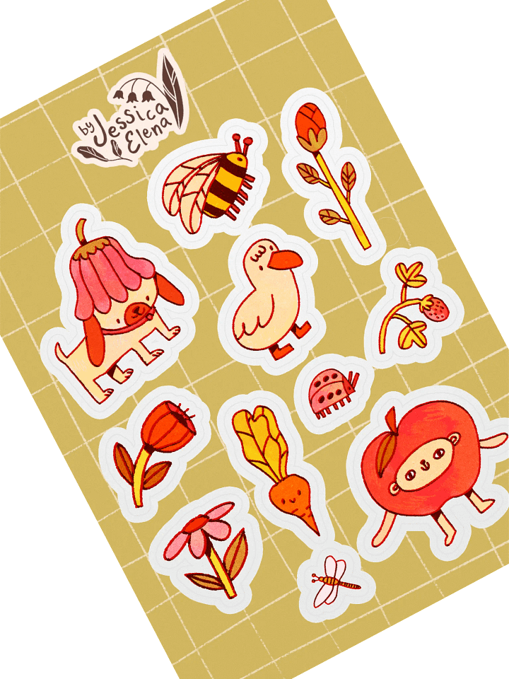 Silly Guys Sticker Sheet product image (2)