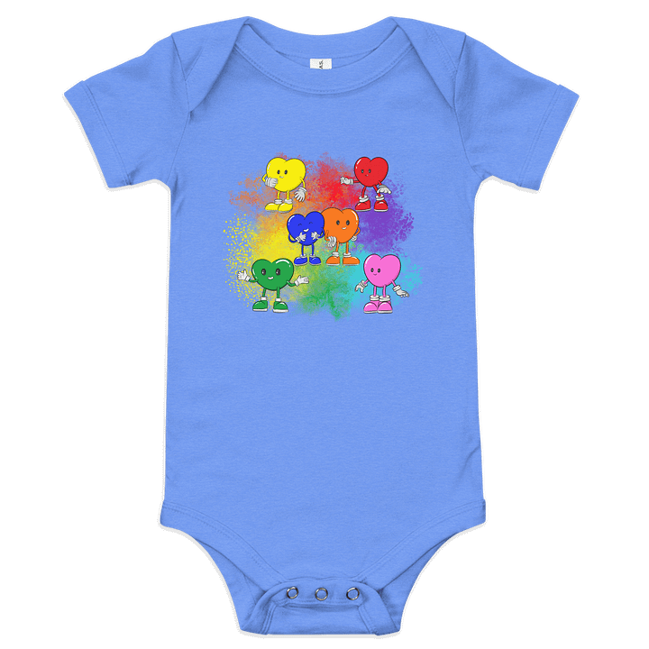Little Heart Dusty Baby Onesie product image (4)