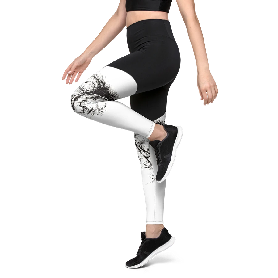 Bamboo Root All-Over Print Sports Leggings product image (18)