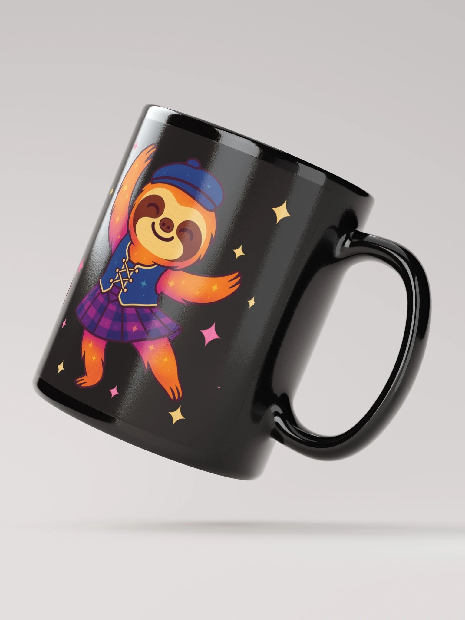 Highland Dance Sloth Mug – Cute Scottish Sloth Gift for Dancers, Dance Teachers & Sloth Lovers product image (2)