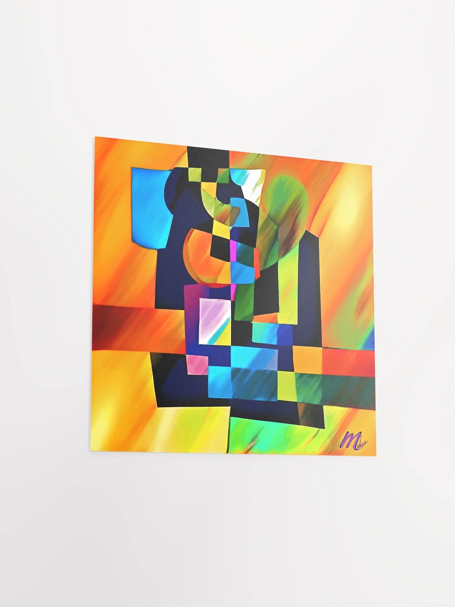 Dynamic Geometric Harmony Poster/Acrylic Digital Art product image (13)