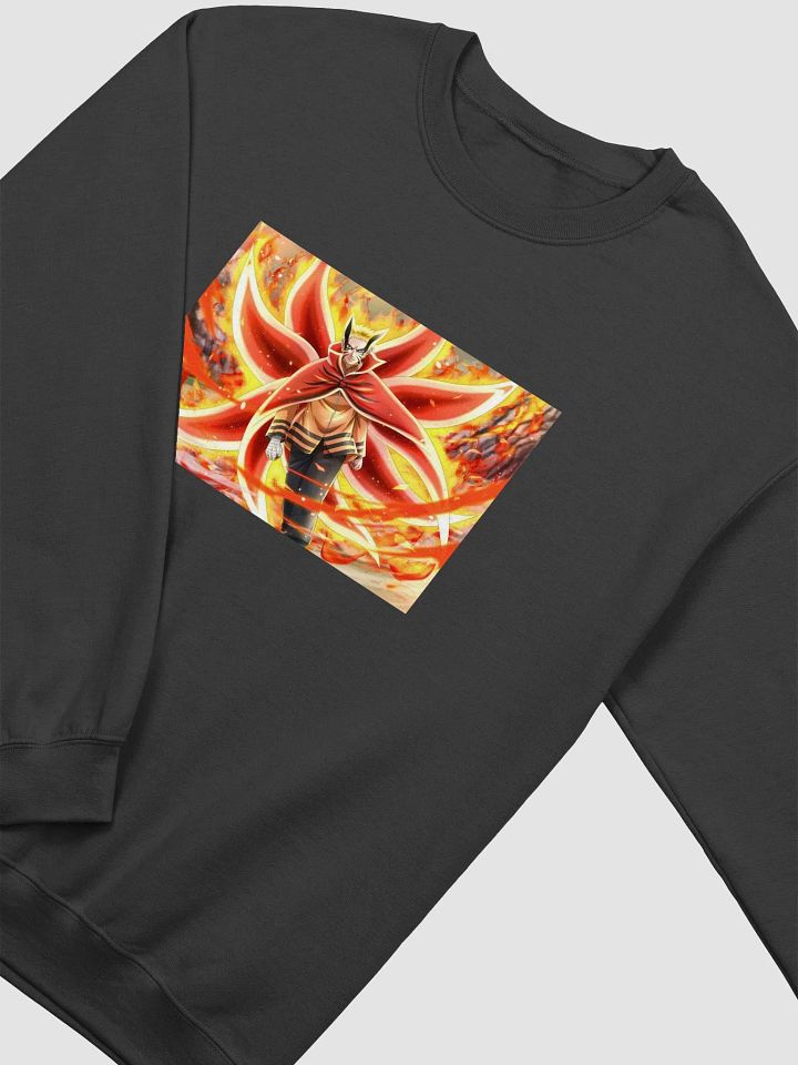 Naruto Tailed Fox Blazing Aura Crewneck Sweatshirt product image (18)