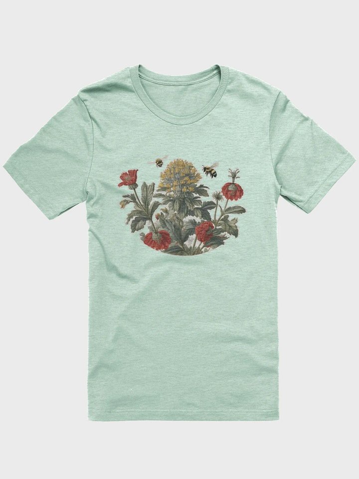 Bumble Bees flying over some flowers Supersoft T-Shirt product image (1)
