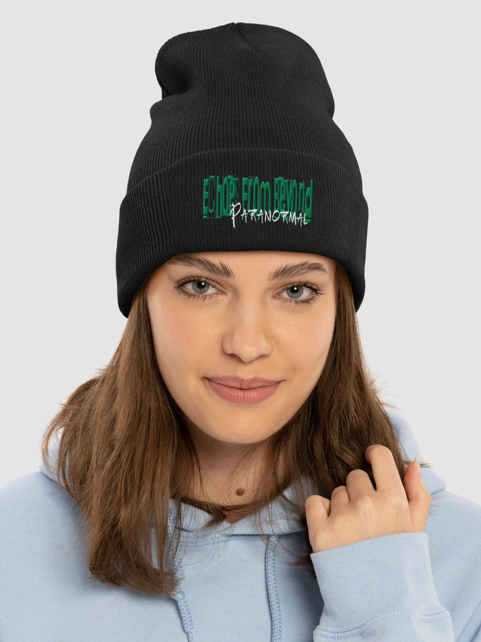 Beanie with Green Design product image (3)