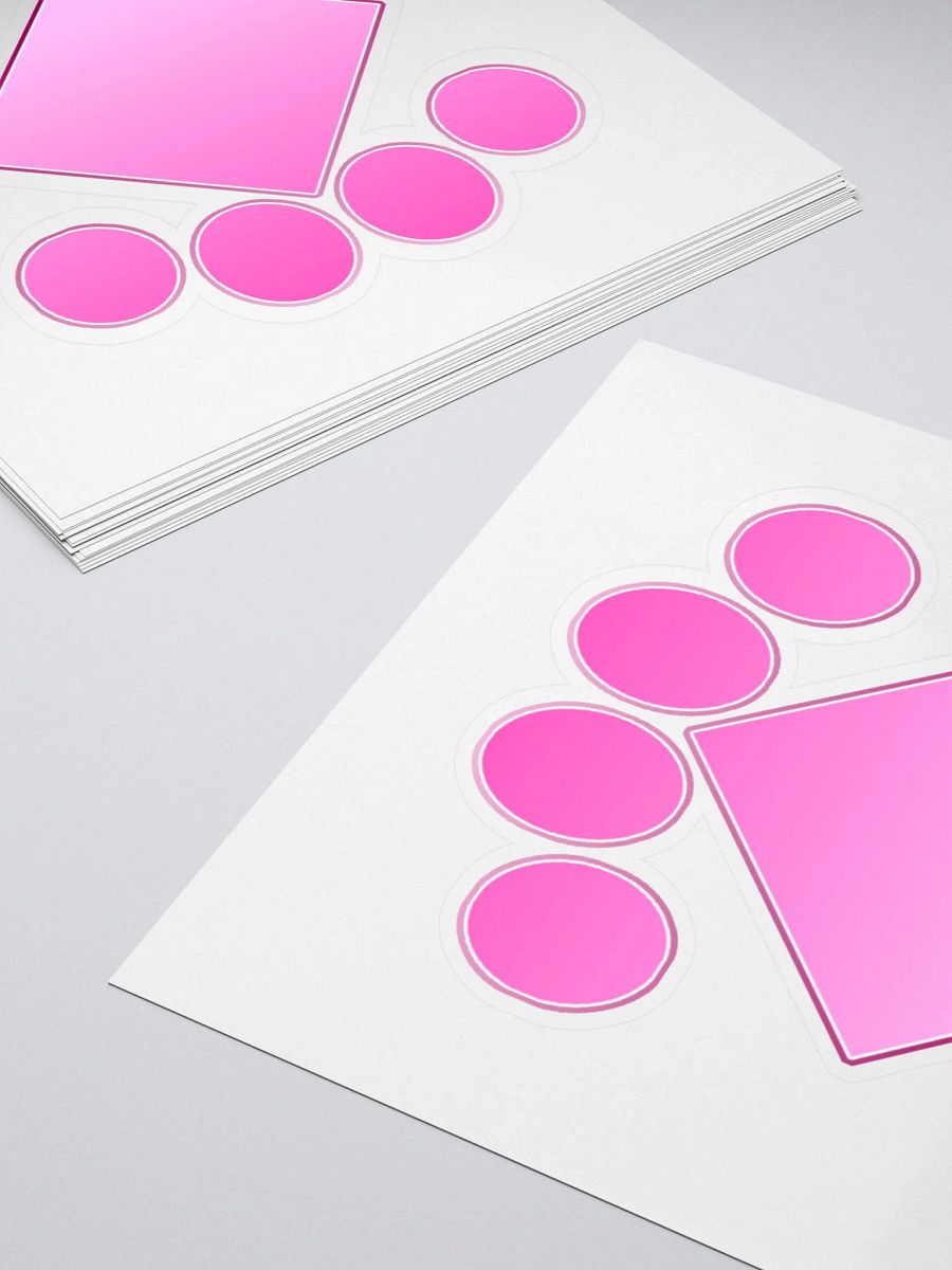 Fuchsia Hint Print Sticker product image (4)