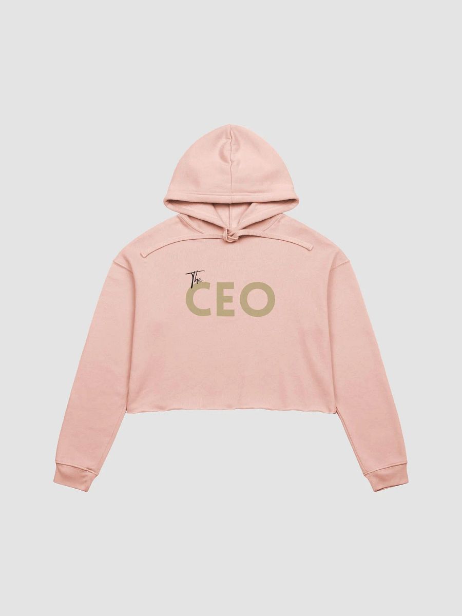 The CEO Cropped Hoodie - Peach product image (1)