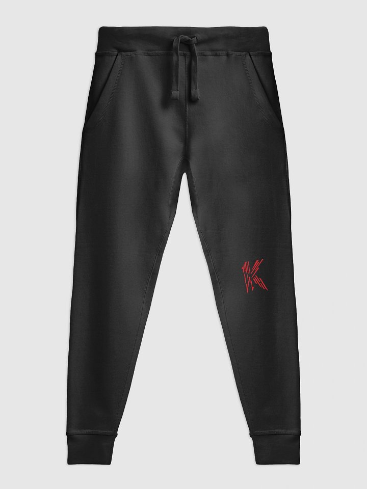 K (Sweatpants - Red On Black)) product image (1)