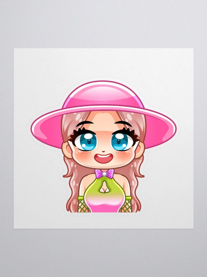 Alyssa_Plays04 (Smiling mouth open) Png-tuber sticker product image (2)