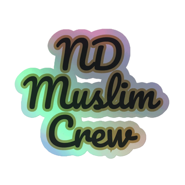 ND Muslim Crew Holographic Sticker product image (1)