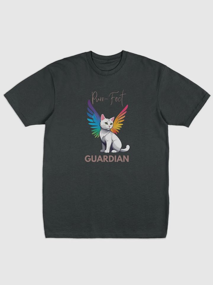 Purr-Fect Guardian Angel Cat Tee product image (1)