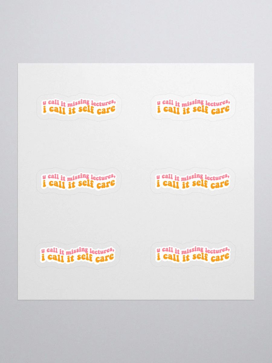 Self Care Sticker (MEDIUM Sheet) product image (1)
