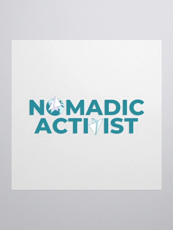 Nomadic Activist Sticker product image (1)