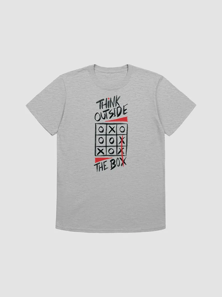 Think Outside the Box Tic-Tac-Toe Unisex Tee product image (1)