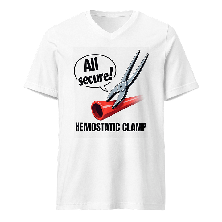 Secure Comfort Hemostatic Clamp T-Shirt product image (1)