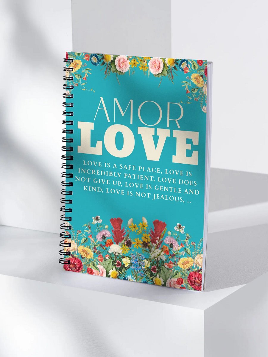 Amor Love Spiral Notebook product image (4)