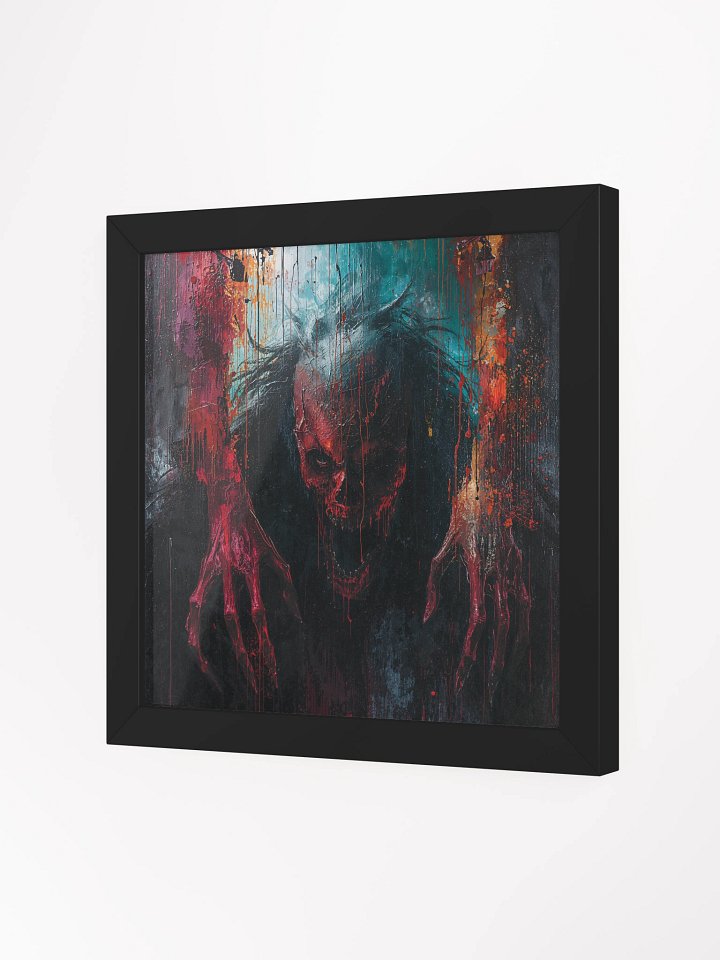 Crawling from the Canvas Framed Print product image (6)
