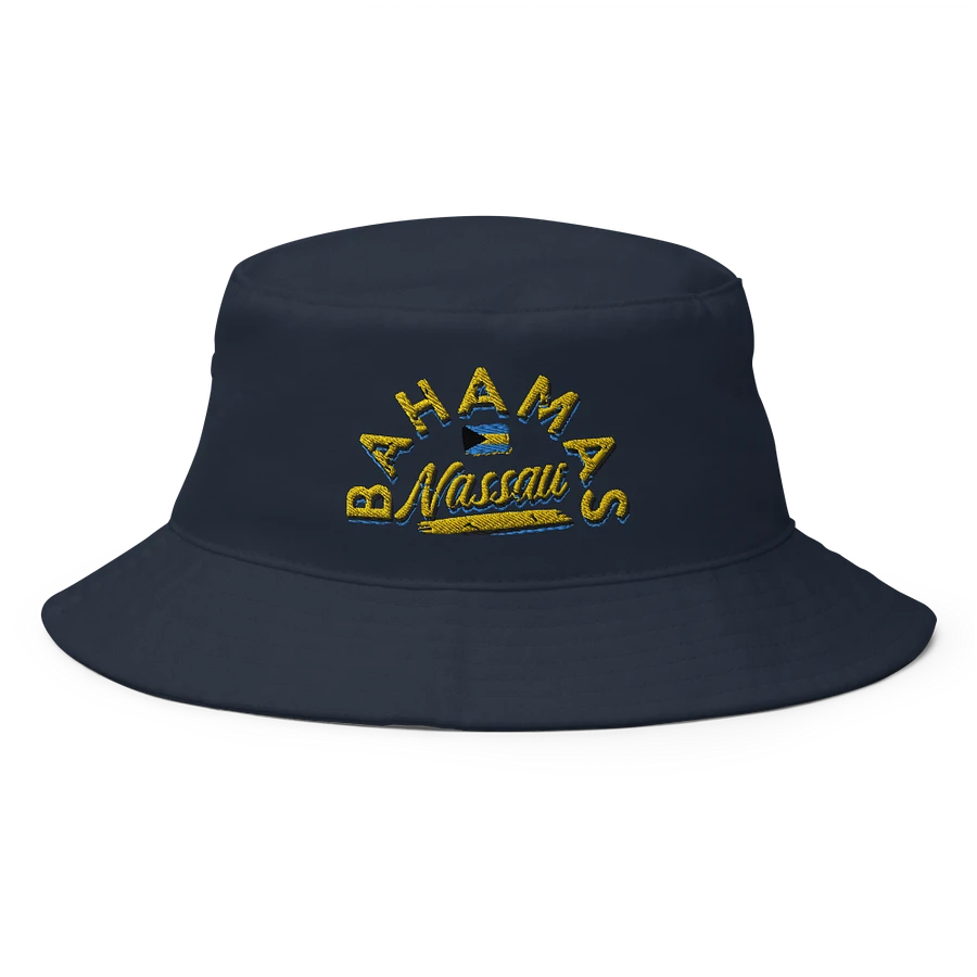 Nassau Bahamas Hat : Bahamas Flag Bucket Hat Embroidered product image (1)