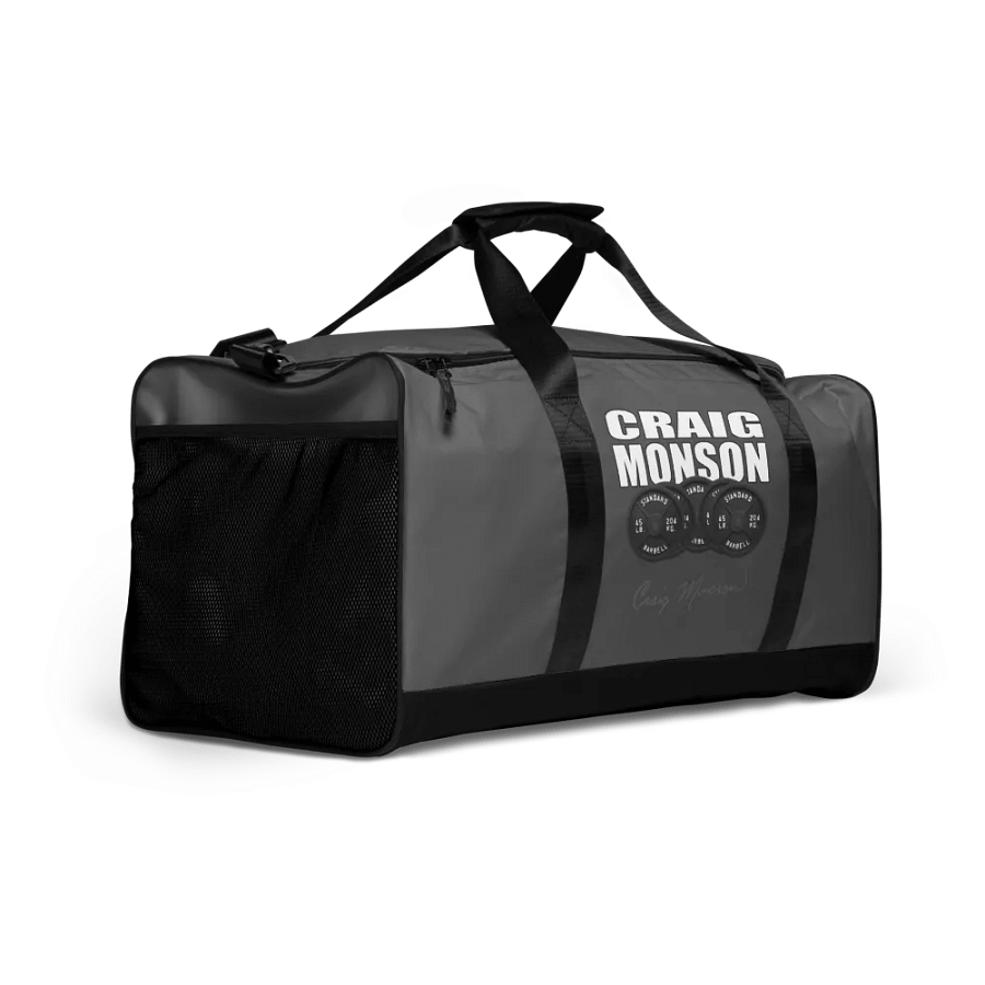 Craig Monson Barbell Signature Collection Gray Gym Bag product image (2)