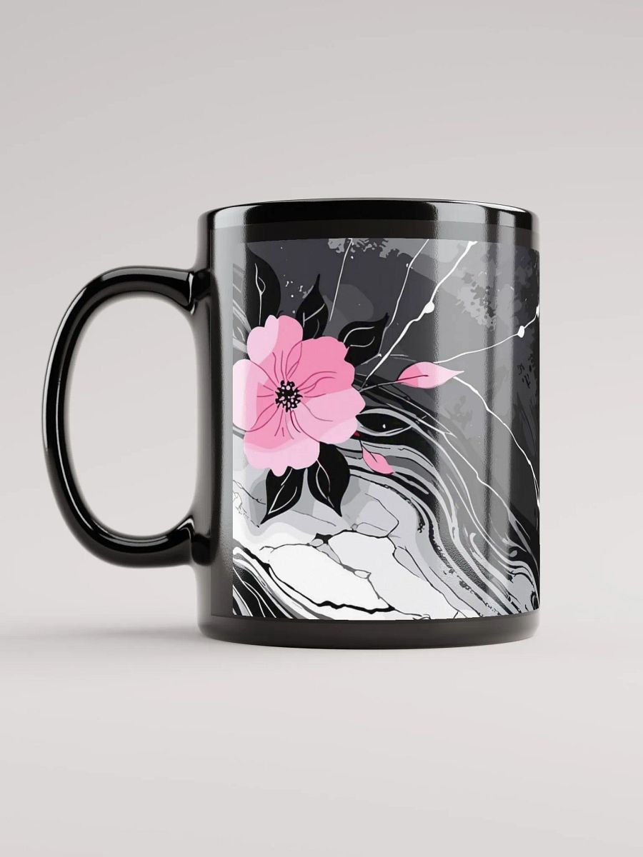 Pink Floral Elegance Marble Mug product image (6)