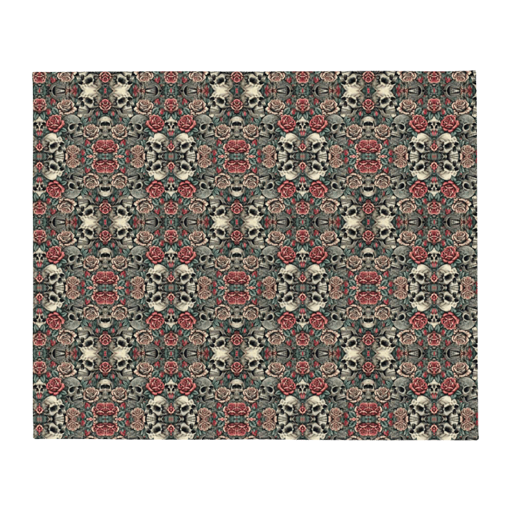 Rho-9 Macabre Bloom throw blanket product image (2)