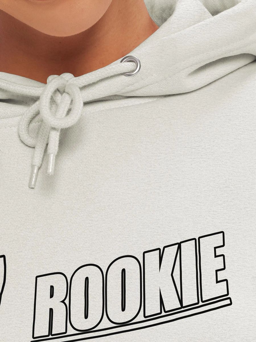 ROOKIE HOODIE (Black Text) product image (15)