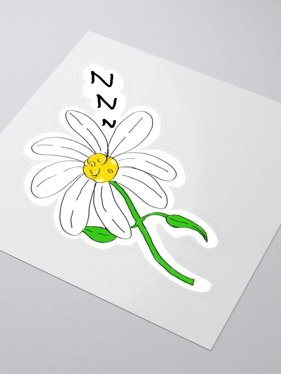 Sleepy Daisy kiss cut sticker product image (10)