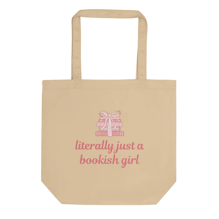 Literally Just a Bookish Girl Tote Bag product image (1)