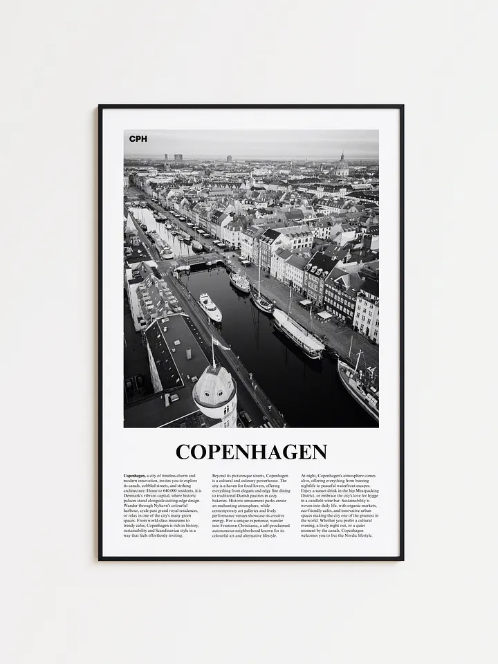 Copenhagen 01 Newspaper Poster product image (1)