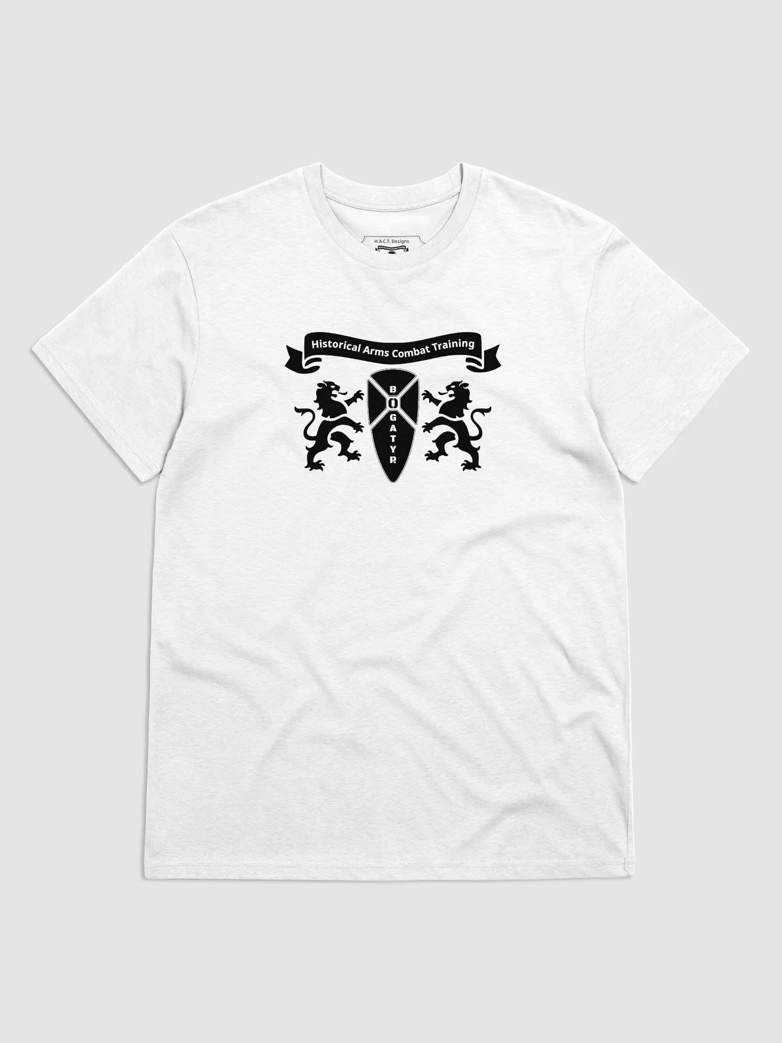 Organic Cotton T-shirt black HACT logo product image (1)
