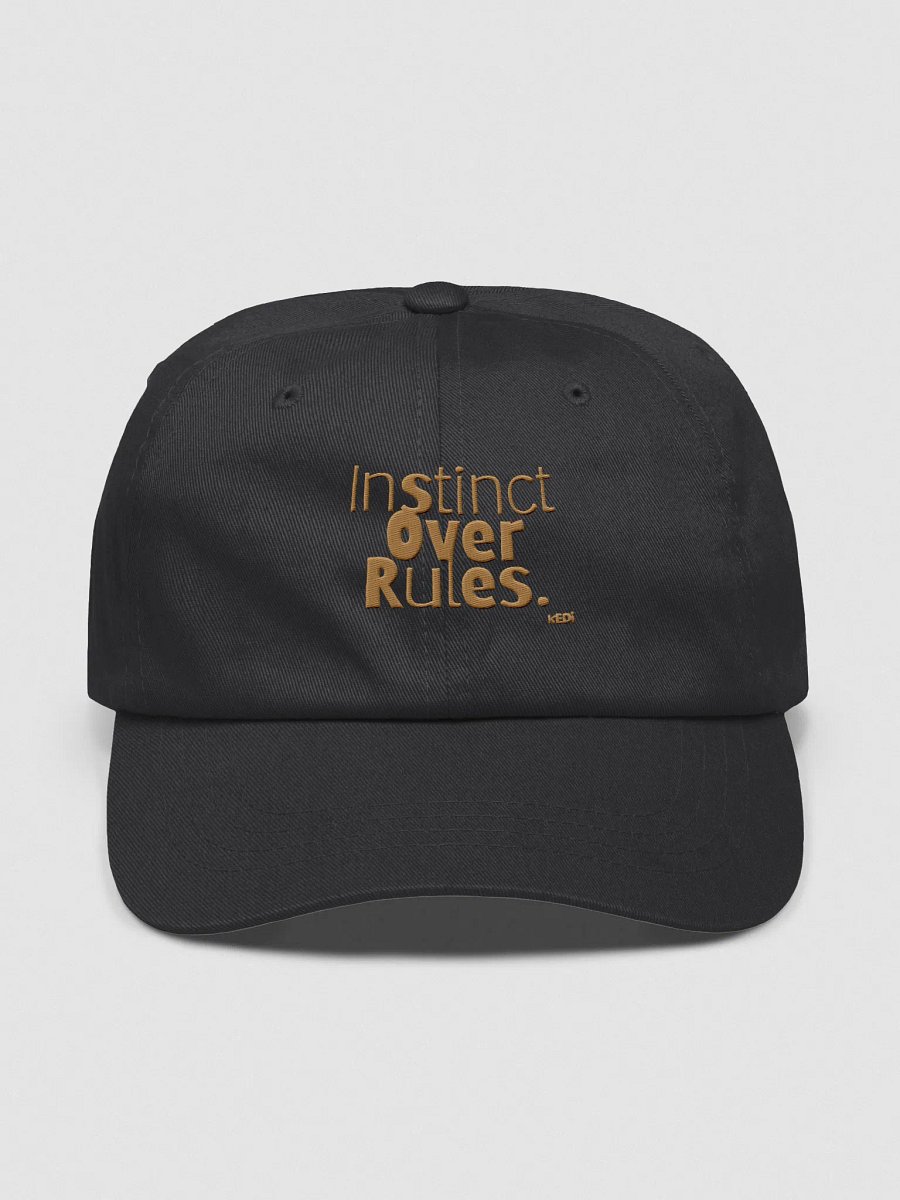Instinct Over Rules Embroidered Classic Dad Hat product image (2)