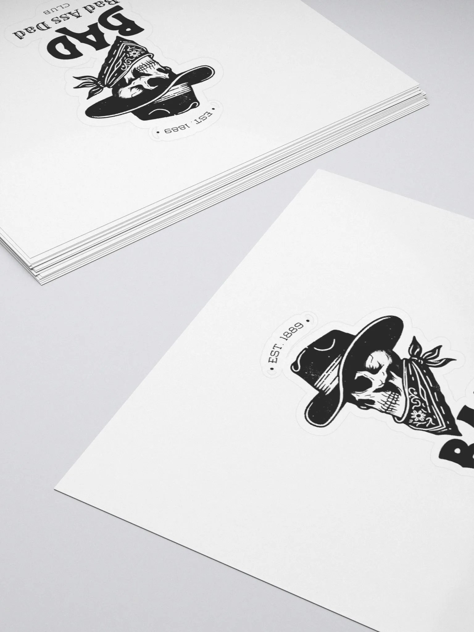 BAD (Bad Ass Dad) Sticker product image (10)
