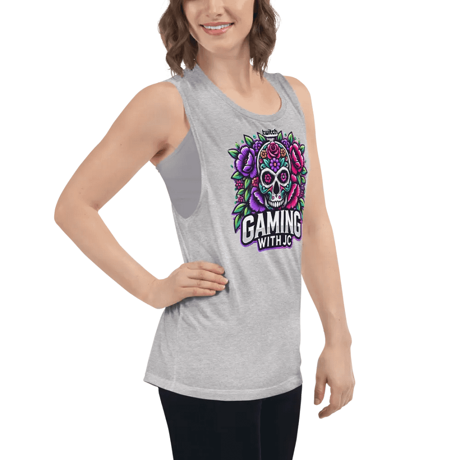 Skull Flower Womans Tank-Top product image (54)