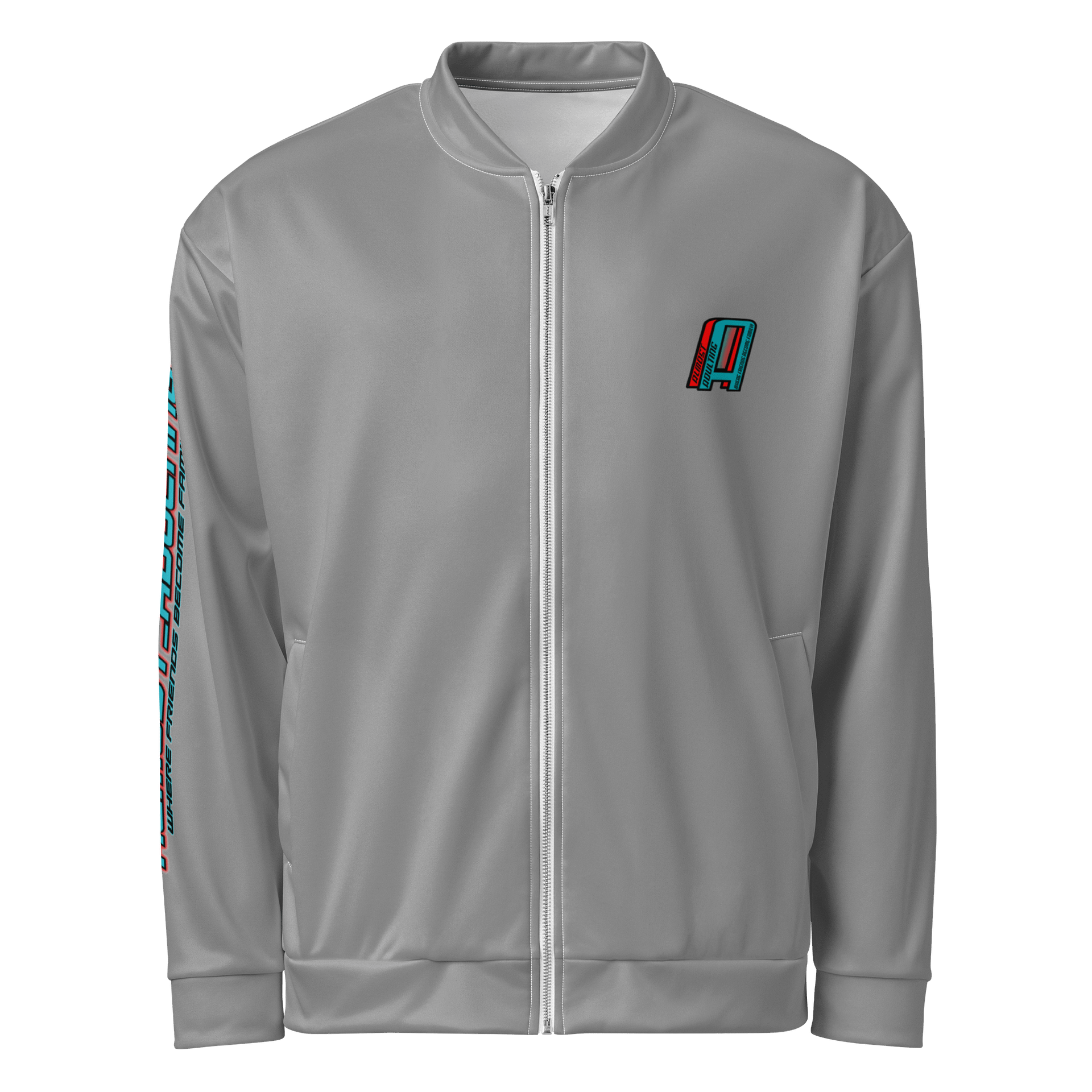 ALMOST_BOMBER Grey product image (1)