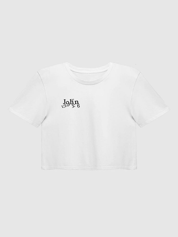 The Lives On HIGH | John's Calling | Women's Crop Top | Black product image (1)