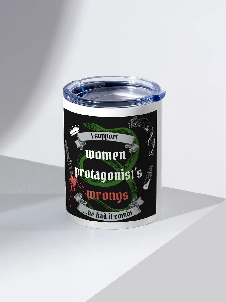 Rebellious Protagonist Empowerment wine tumbler product image (2)