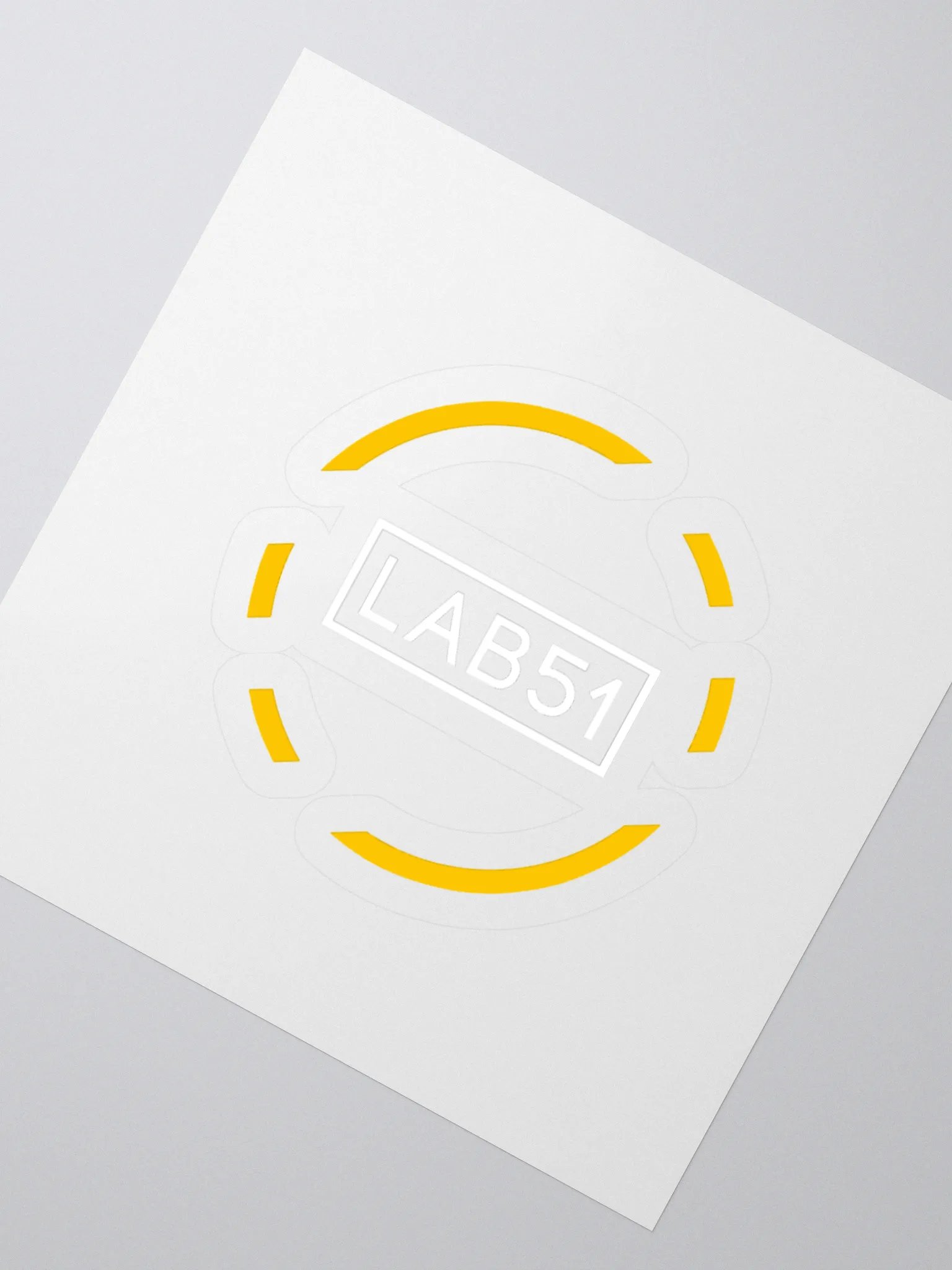 Classic logo sticker product image (2)