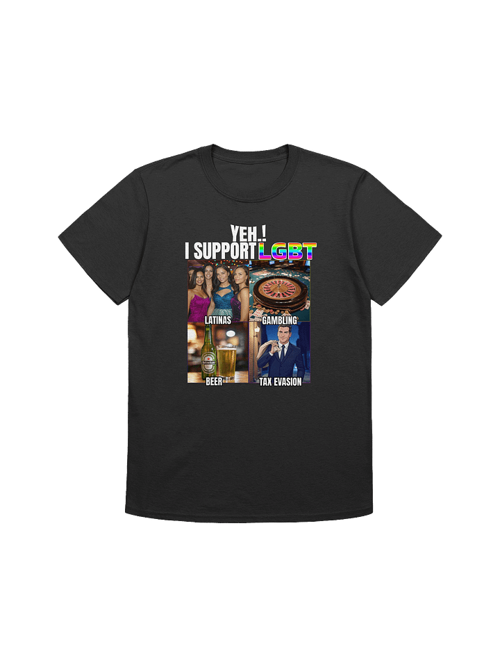 YEH.! I SUPPORT LGBT T-SHIRT product image (1)