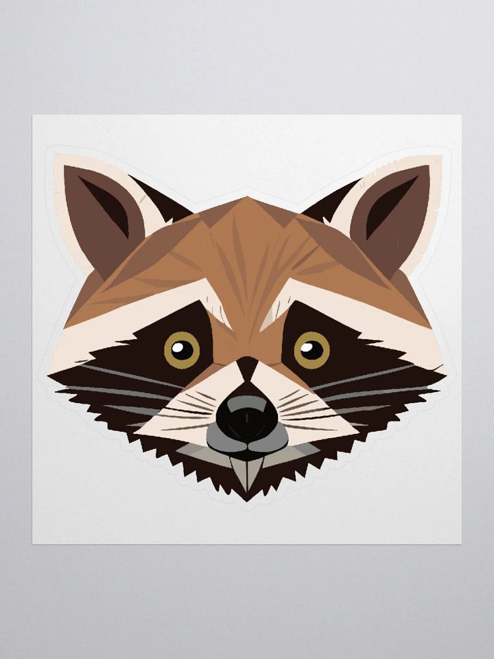 Raccoon The Sticker product image (1)