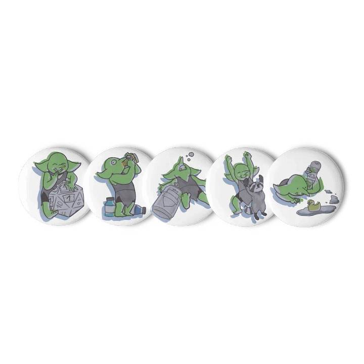 Goblin Pins (Set of 5) product image (2)